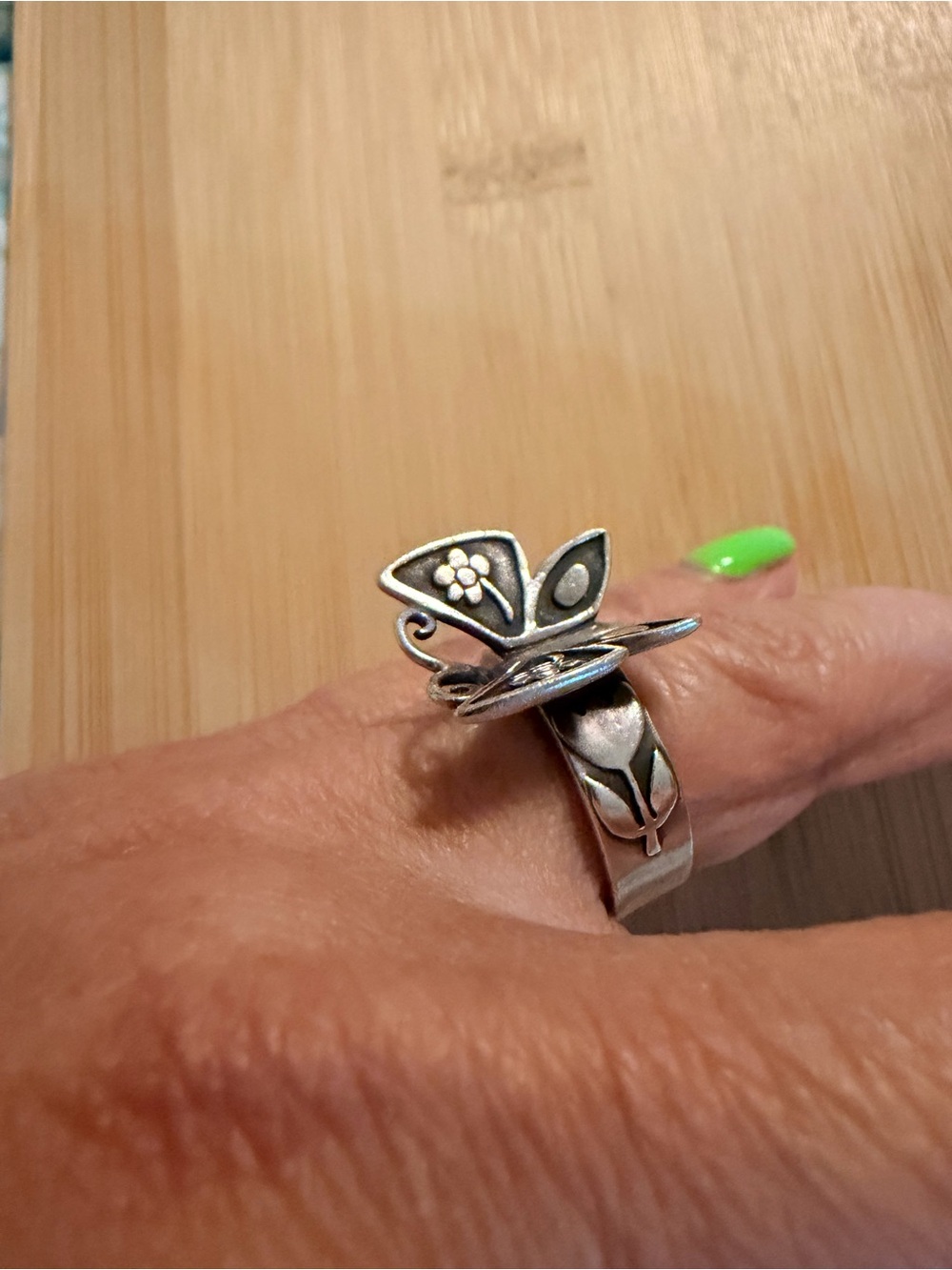 James Avery mariposa butterfly ring. - Picture 5 of 7